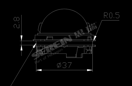 LED燈外殼模具的三坐標測量過程(圖1)